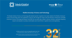 Desktop Screenshot of masdar.ac.ae